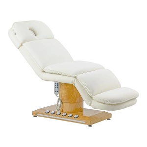 Scaun cosmetic electric Sillon Cloud cu 3 motoare, crem