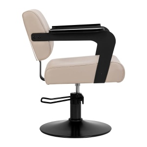 Scaun de coafură Hair System Jet Latte bej - Img 7