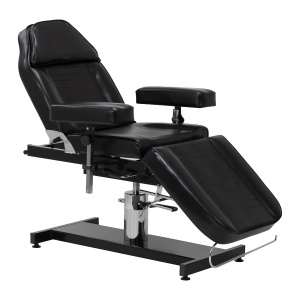 Scaun de tatuaje Pro Ink 210DH cu suport negru
