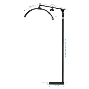 Lampă de tratament pentru gene GLOW neagră - Img 2