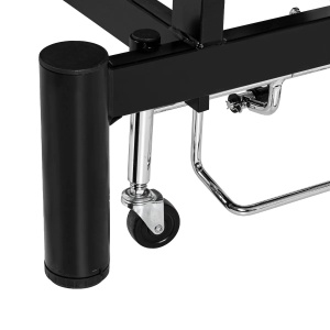 Masă de masaj electrică Azzurro 684A 1 motor negru - Img 5
