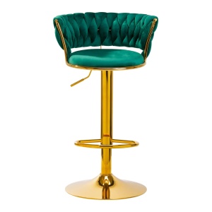 Scaun 4Rico Bar Hocker QS-B313a catifea - Img 3