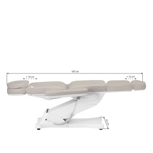 Scaun cosmetic electric Sillon Clasic cu 3 motoare, bej - Img 4