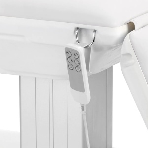 Scaun cosmetic electric Sillon Eclipse cu 3 motoare, alb - Img 9