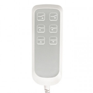 Scaun cosmetic electric Sillon Eclipse cu 3 motoare, alb - Img 3