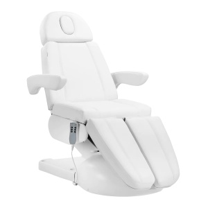 Scaun electric Azzurro Lux pentru pedichiură, 3 m, alb
