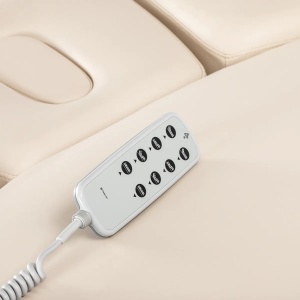 Șezlong SPA Sillon Relax crem cu bază neagră - Img 2