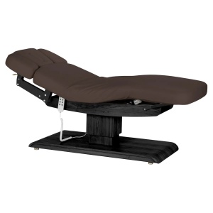 Șezlong SPA Sillon Relax maro închis cu bază neagră