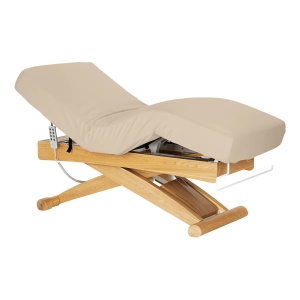 Șezlong SPA Sillon Siesta bej cu bază maro deschis