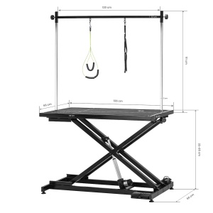 Masă electrică de îngrijire P4W 1 neagră - Img 4