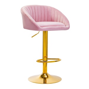 Scaun 4Rico Bar Hocker QS-B16G catifea - Img 3