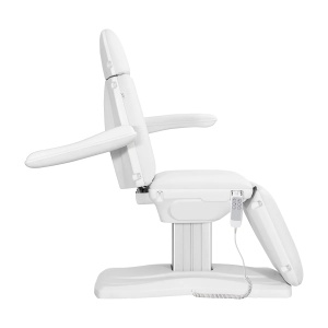 Scaun cosmetic electric Sillon Eclipse cu 3 motoare, alb - Img 13