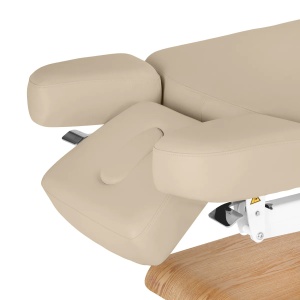 Șezlong SPA Sillon Relax bej cu bază maro deschis - Img 6