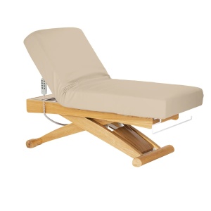 Șezlong SPA Sillon Siesta bej cu bază maro deschis - Img 10