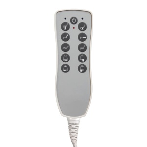 Scaun cosmetic electric Azzurro Lux pentru pedichiură, 5m, alb - Img 4