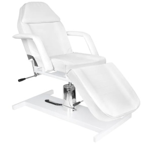 Scaun cosmetic hidraulic basic 210 alb - Img 5