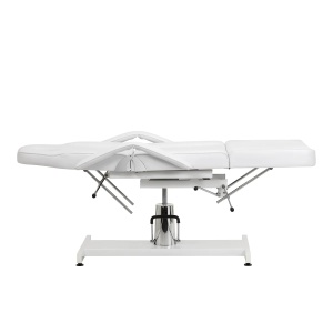 Scaun cosmetic hidraulic Sillon 210 cu suport alb - Img 8