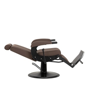 Scaun de frizerie Barber Gabbiano Continental maro - Img 11