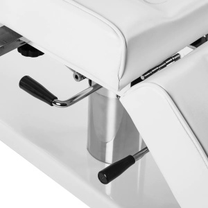 Scaun hidraulic cosmetic Sillon A 210DH cu suport alb - Img 6