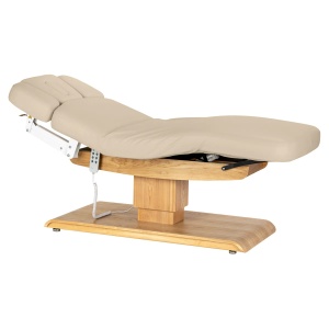 Șezlong SPA Sillon Relax bej cu bază maro deschis