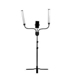 Lampa LED pentru gene si machiaj polluks iv tip msp-mj-02 negru cu telecomanda