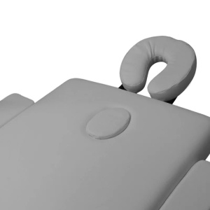 Masă de masaj pliabilă BALANCE din aluminiu, 3 segmente, gri - Img 4