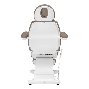 Scaun cosmetic electric Sillon Clasic 3 motoare maro - Img 6