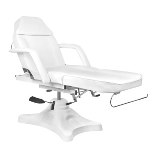 Scaun cosmetic hidraulic A 234D cu suport alb - Img 2