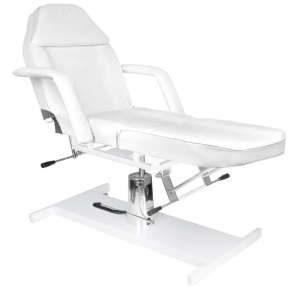 Scaun cosmetic hidraulic basic 210 alb - Img 2