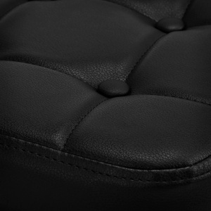 Scaun cosmetic M-1645 negru auriu - Img 2