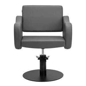 Scaun de coafură Gabbiano Sewilla gri, bază neagră - Img 9