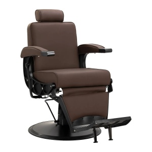 Scaun de frizerie Barber Gabbiano Continental maro