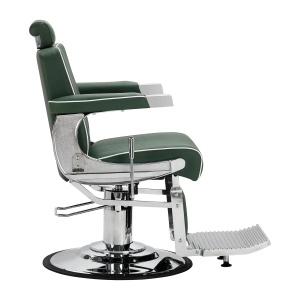 Scaun de frizerie Gabbiano Visionerio, cadru cromat verde - Img 12