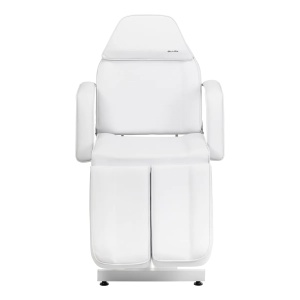 Scaun de pedichiură hidraulic Sillon 210 cu funcție de balansare și suport pentru picioare divizat, alb - Img 2