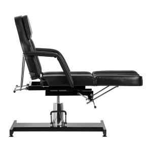 Scaun de pedichiură hidraulic Sillon 210 cu funcție de balansare și suport pentru picioare divizat, negru - Img 10
