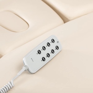Șezlong SPA Sillon Relax crem cu bază maro deschis - Img 2