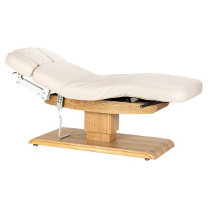 Șezlong SPA Sillon Relax crem cu bază maro deschis