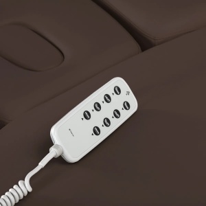 Șezlong SPA Sillon Relax maro închis cu bază neagră - Img 2