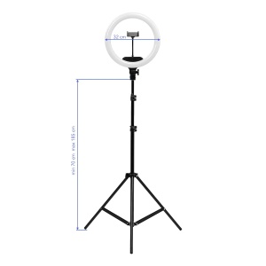 Lampă inelară cu LED 13" 36W cu suport negru - Img 3