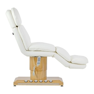 Scaun cosmetic electric Sillon Cloud cu 3 motoare, crem - Img 12