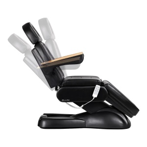 Scaun cosmetic electric SILLON Lux 273B 3 actuatoare negru - Img 9