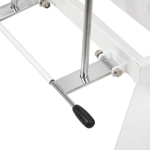 Scaun cosmetic hidraulic Sillon 210 cu suport alb - Img 2