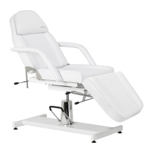 Scaun cosmetic hidraulic Sillon 210 cu suport alb - Img 11