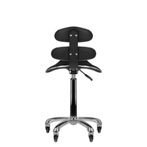 Scaun cosmetic înalt negru Roll Speed AM-880 - Img 6