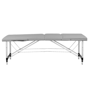 Masă de masaj pliabilă BALANCE din aluminiu, 3 segmente, gri - Img 7