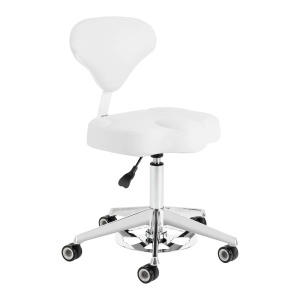 Scaun cosmetic Azzurro 156-F alb-zăpadă