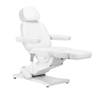 Scaun cosmetic electric Sillon Clasic 3 motoare alb - Img 12