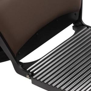 Scaun de frizerie Barber Gabbiano Continental maro - Img 4