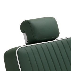 Scaun de frizerie Gabbiano Visionerio, cadru cromat verde - Img 6