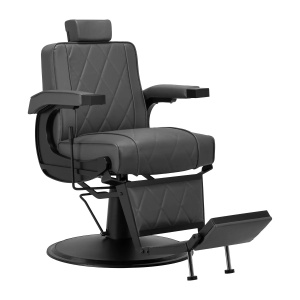 Scaun de frizerie Hair System BM88066 gri/negru